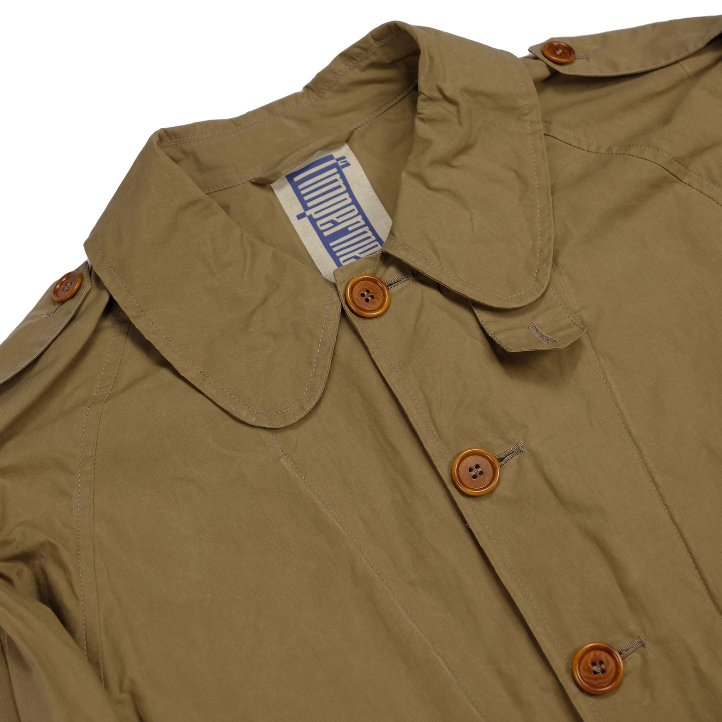 Khaki Raglan Dover Trench Coat