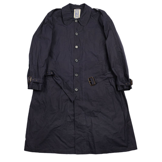 Navy Raglan Dover Trench Coat