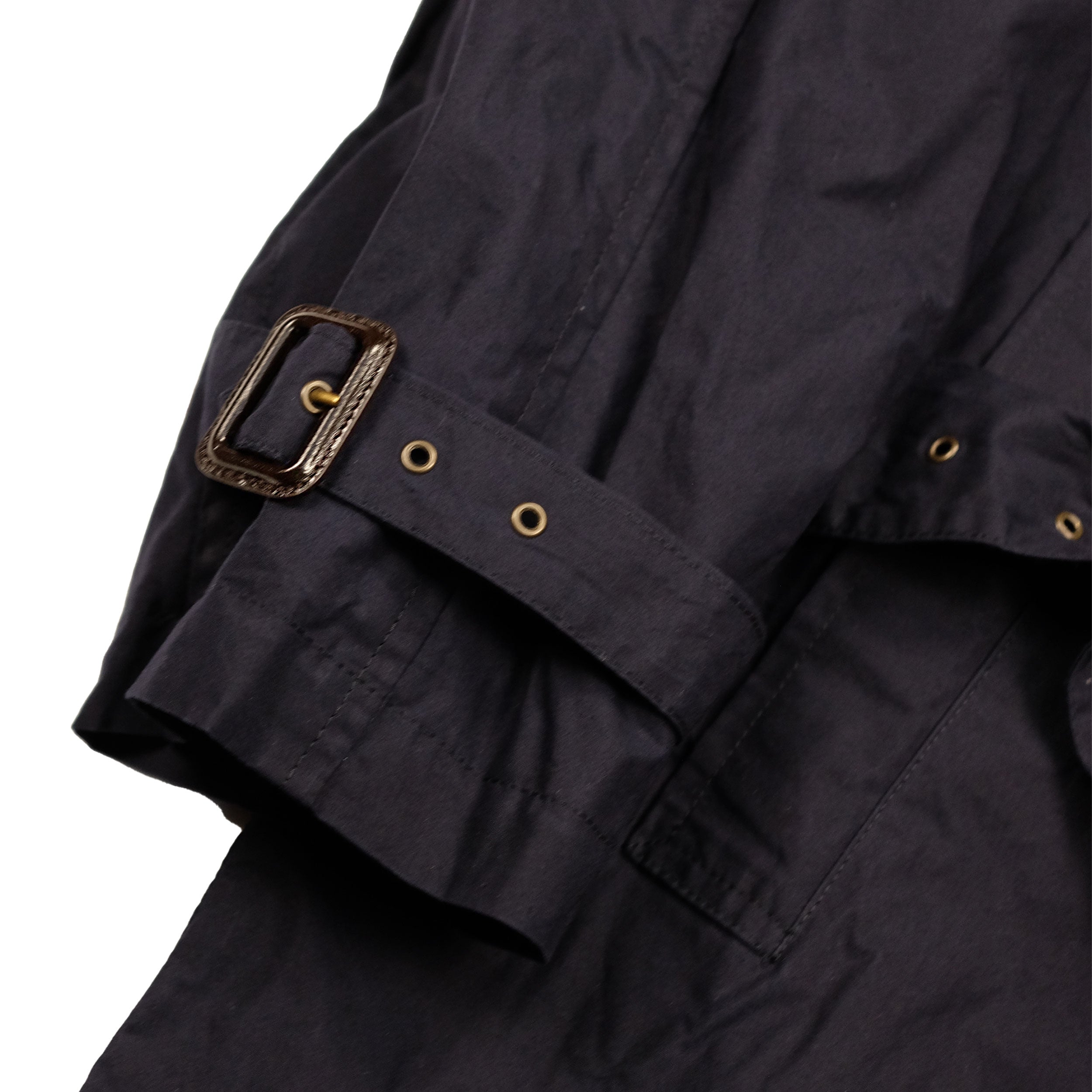 Navy Raglan Dover Trench Coat