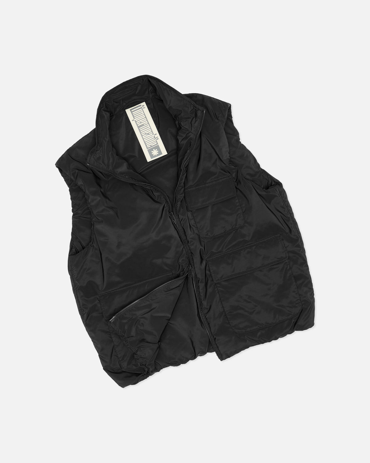 Black Nylon Flak Jacket