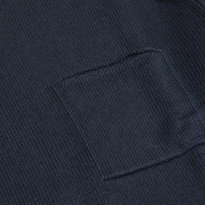 Navy Linen Pocket T-Shirt