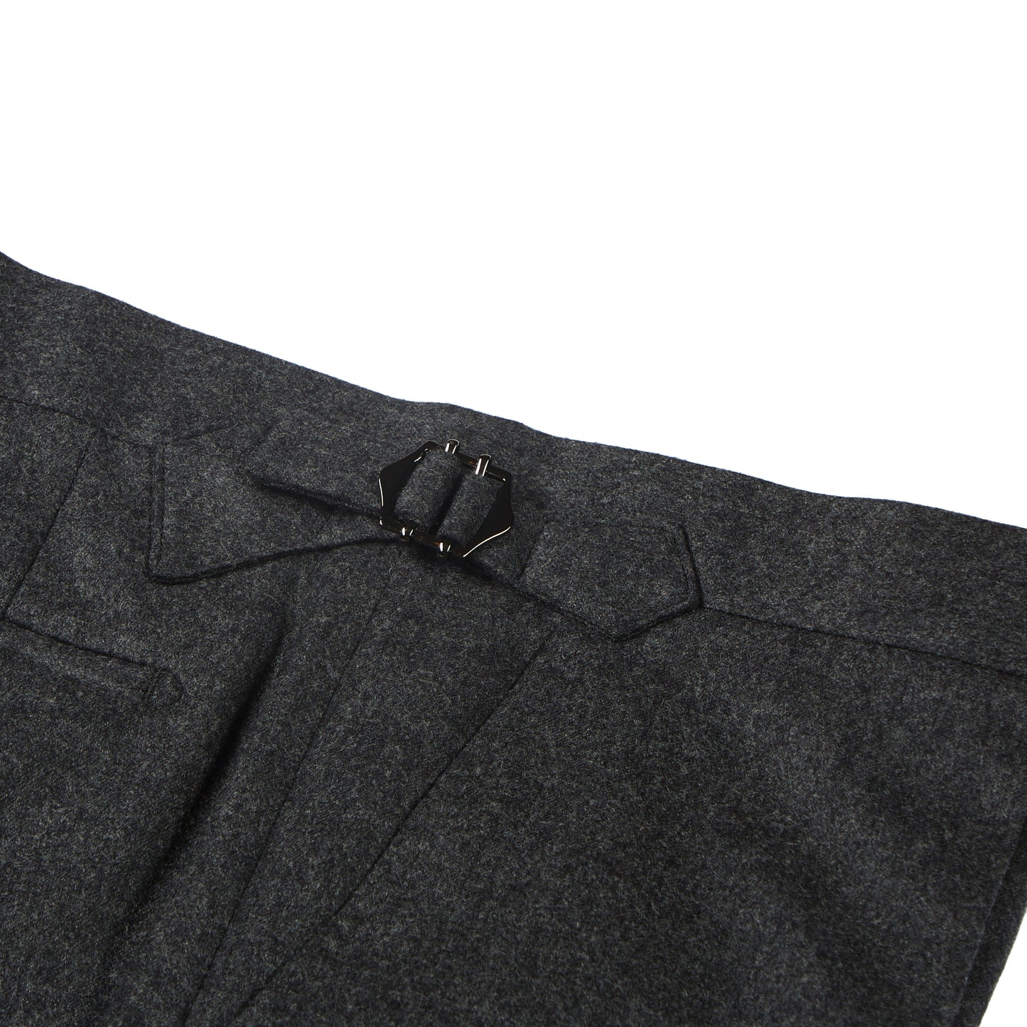 Charcoal Grey Flannel Tailored Trouser