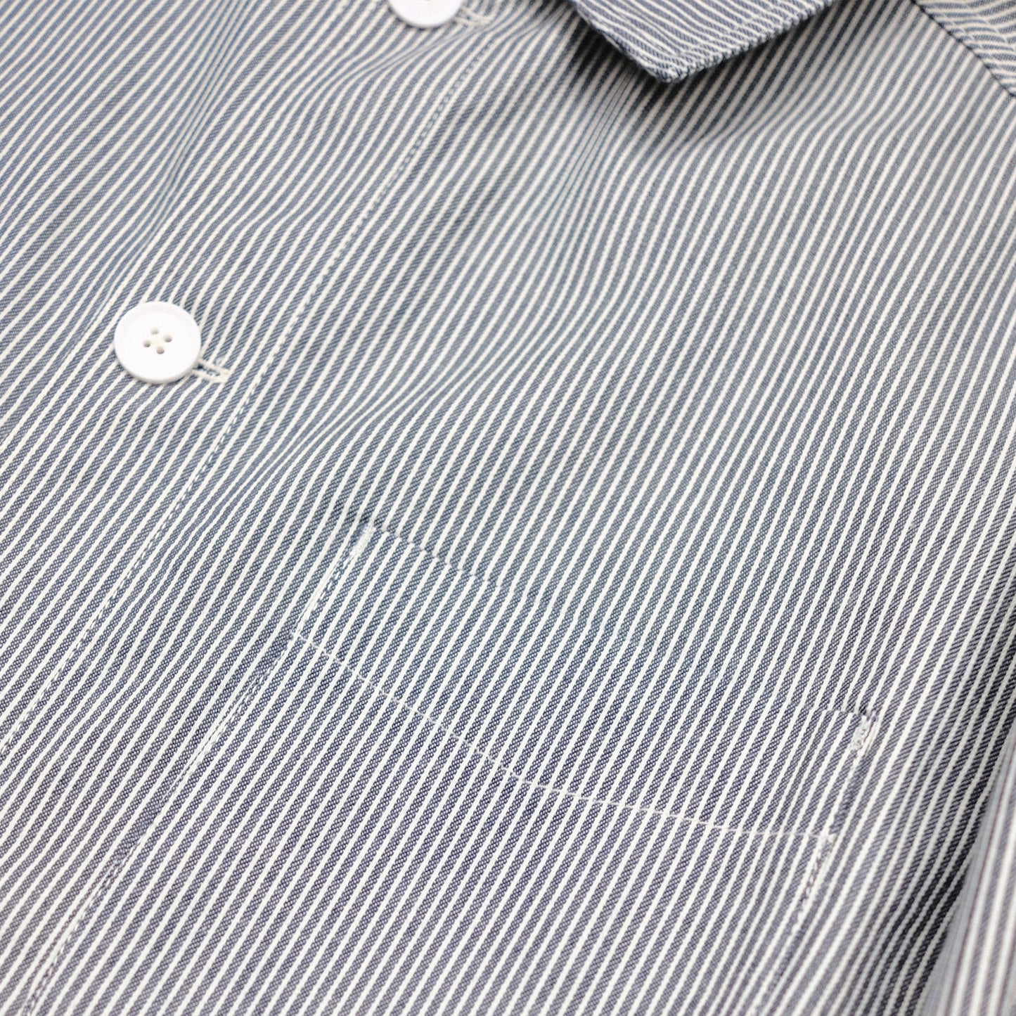Grey Flannel - Hickory Stripe Chore Jacket