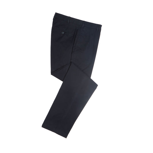 Navy Cotton Trouser / Parma