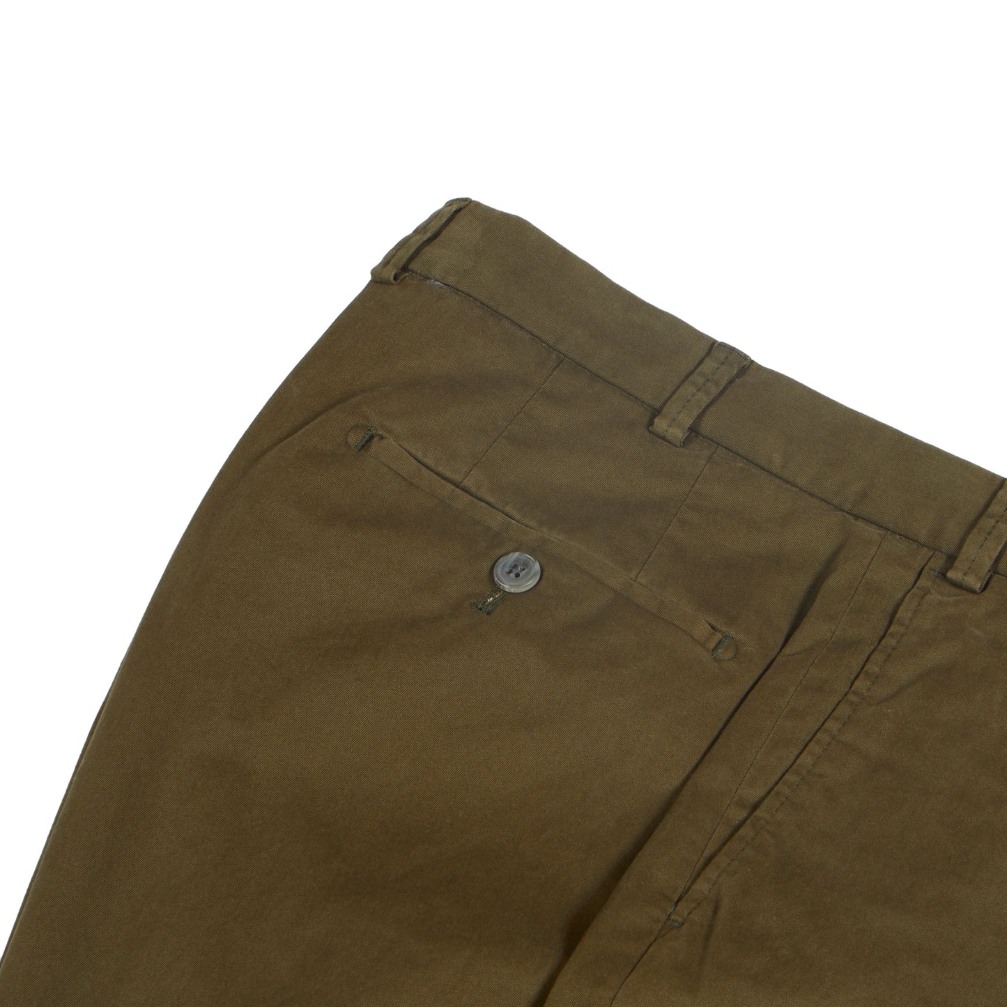 Olive Cotton Trouser / Parma