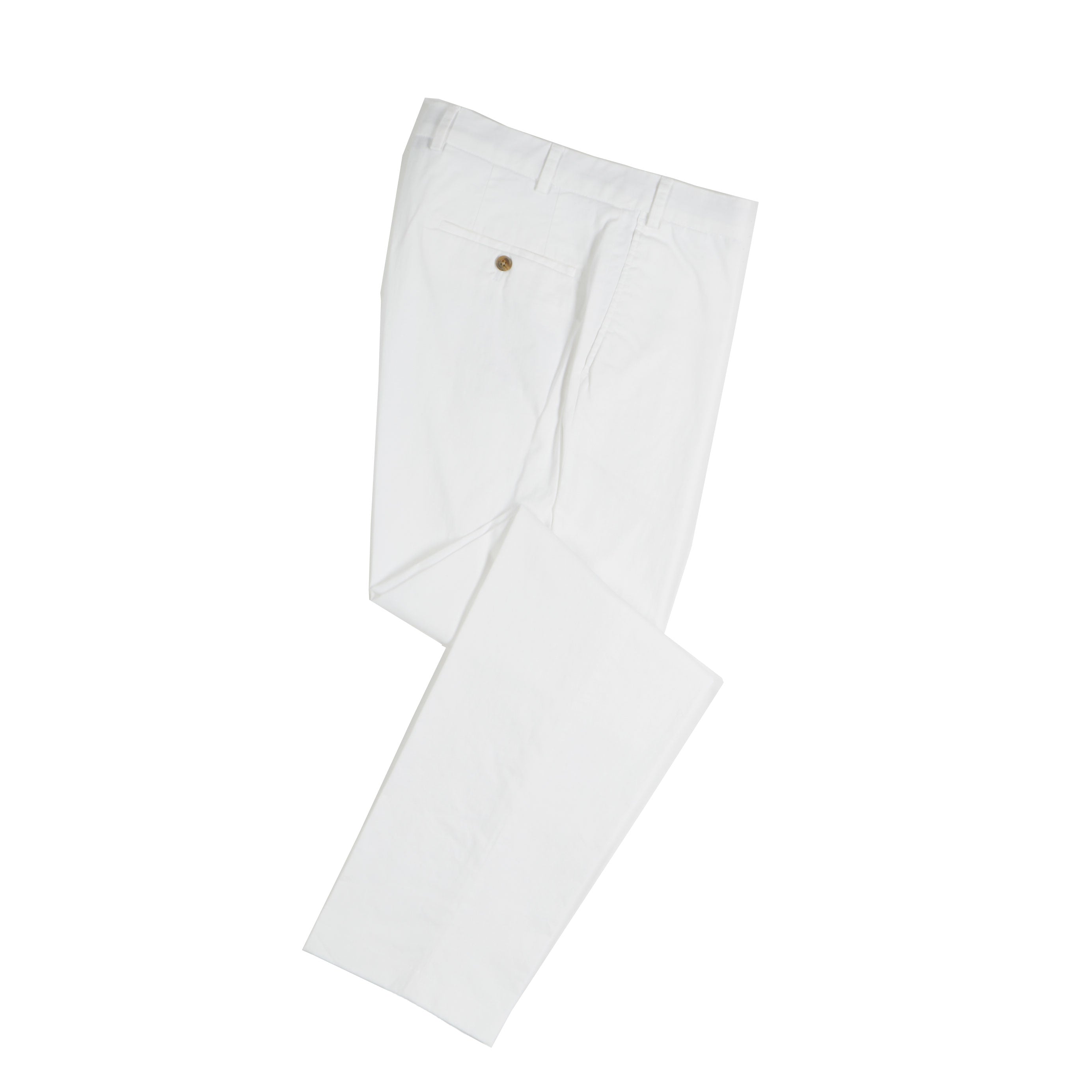 White Cotton Trouser / Parma