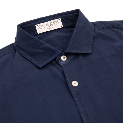 Navy Cotton Pique Shirt