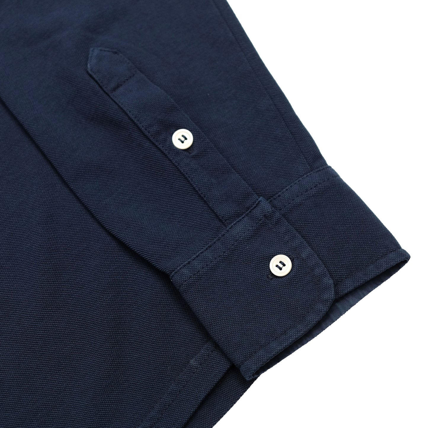Navy Cotton Pique Shirt