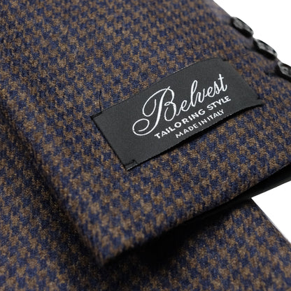 Navy Houndstooth Blazer / Natural Soft
