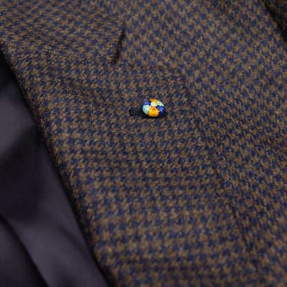 Navy Houndstooth Blazer / Natural Soft