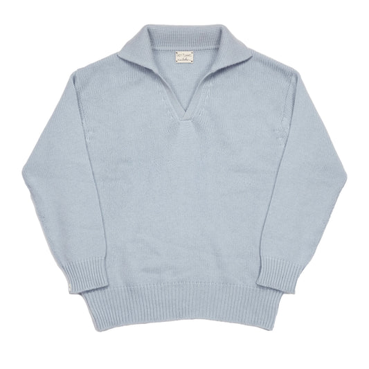 Recycled Cashmere Polo Collar Sweater