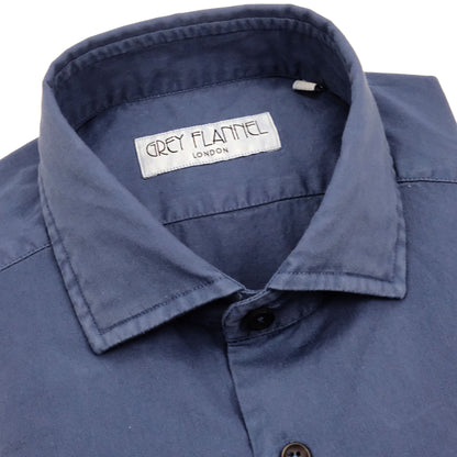 RAF Blue Garment Dyed Twill Shirt