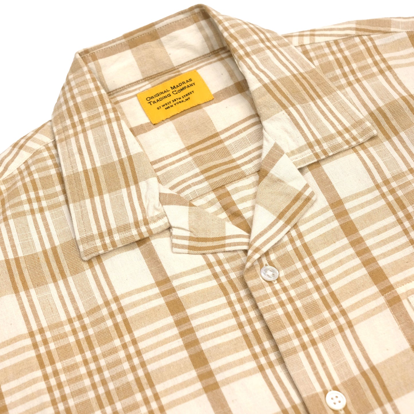 Raw Stout Yarn / N°30 Cuban Short Sleeve Shirt