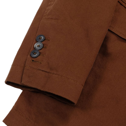 Rust Cotton Gabardine Suit