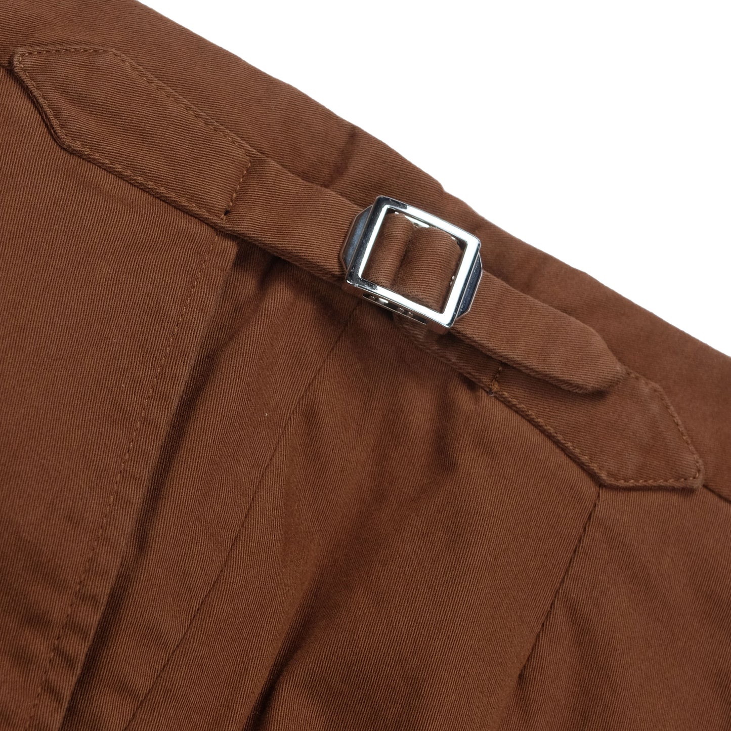 Rust Cotton Gabardine Suit