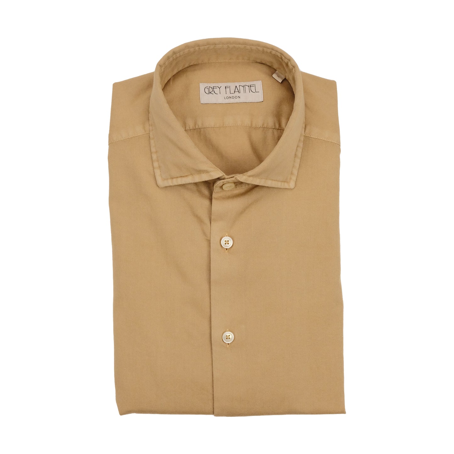 Sand Garment Dyed Twill Shirt