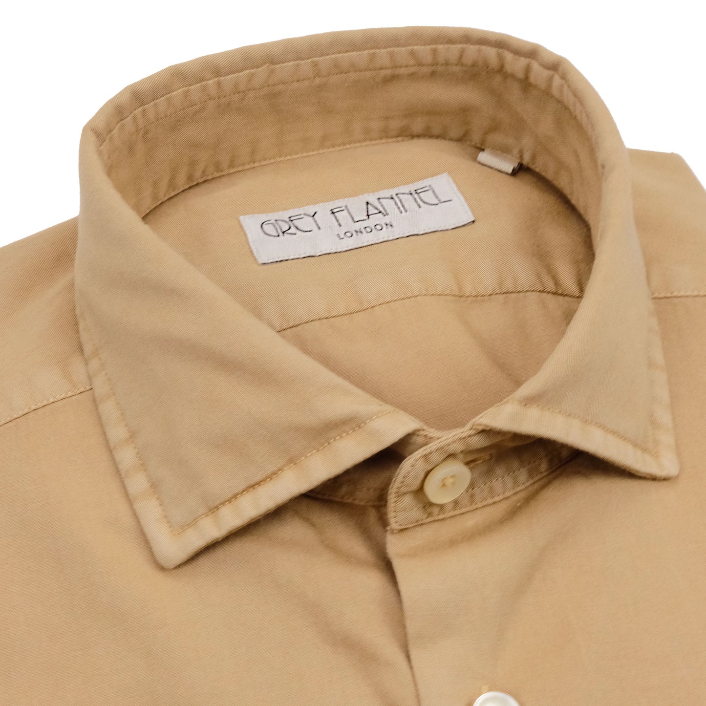 Sand Garment Dyed Twill Shirt