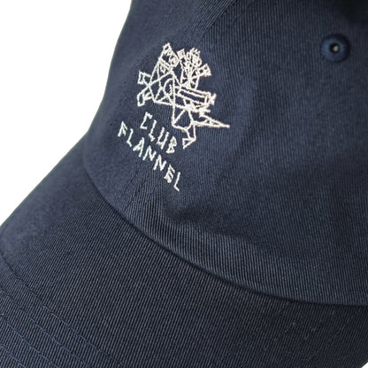 Navy Club Flannel Core Cap