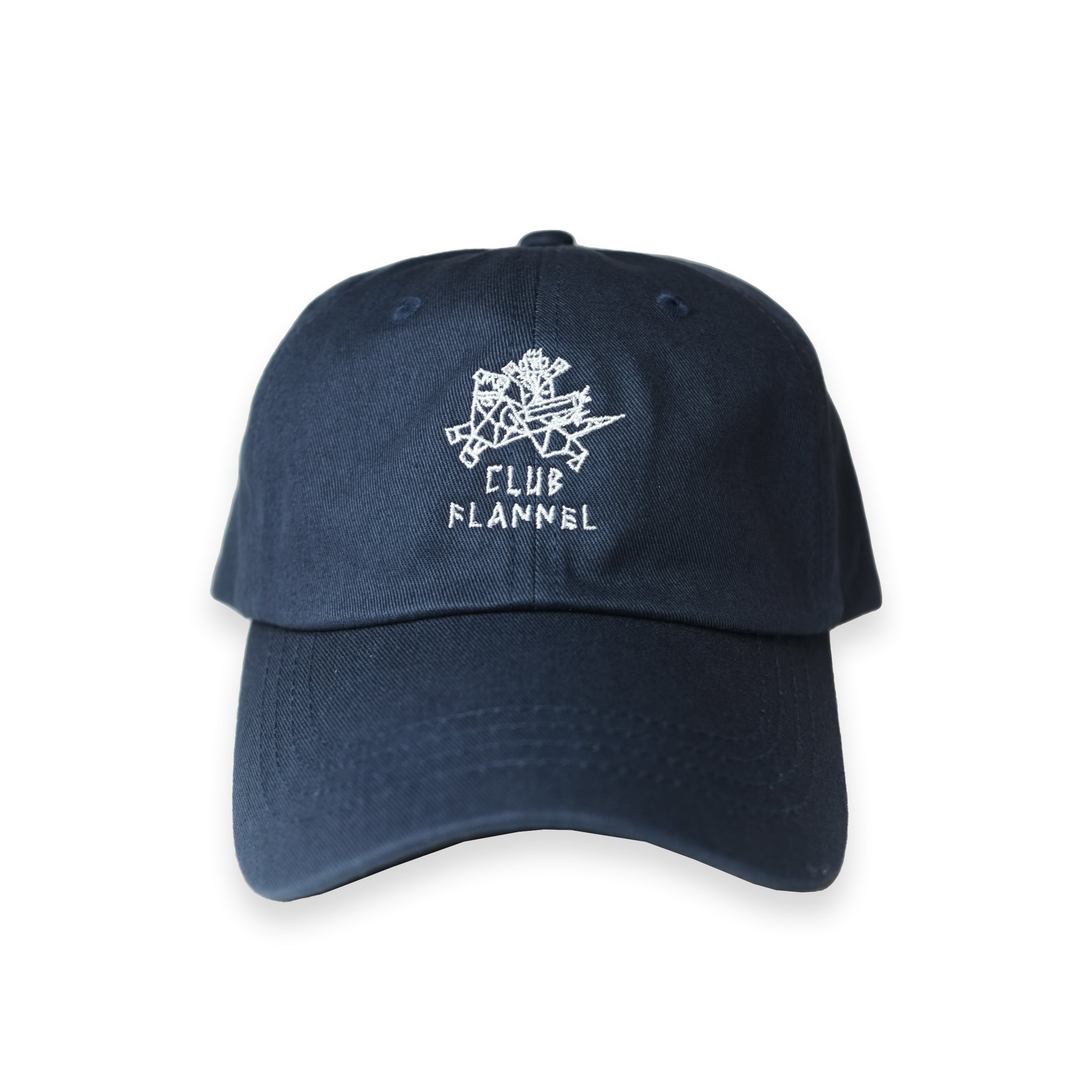 Navy Club Flannel Core Cap