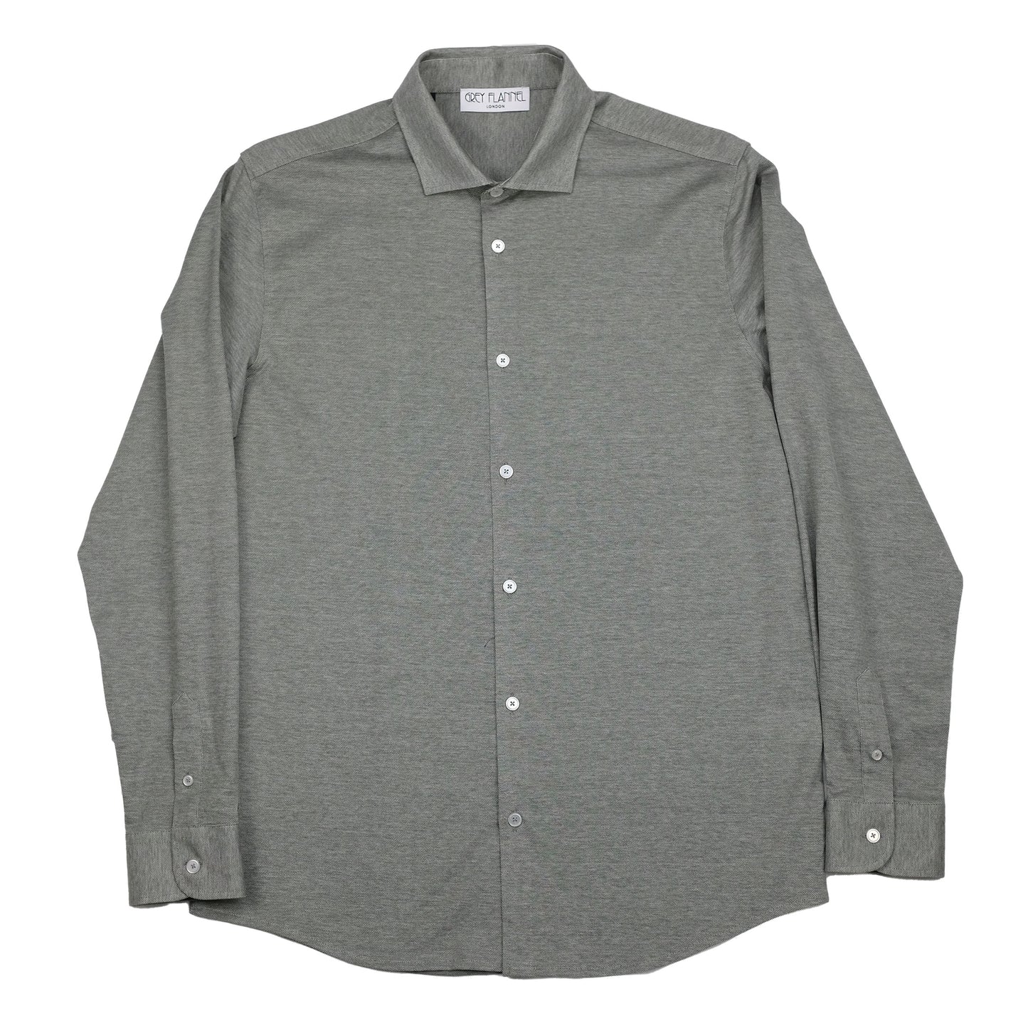 Heather Grey Pique Shirt