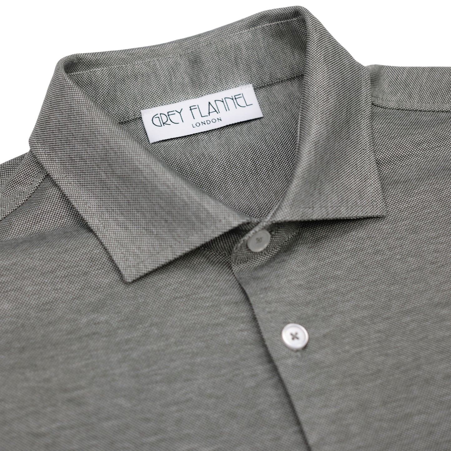 Heather Grey Pique Shirt