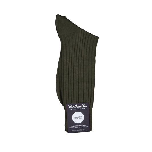 Laburnum Socks (Dark Olive)