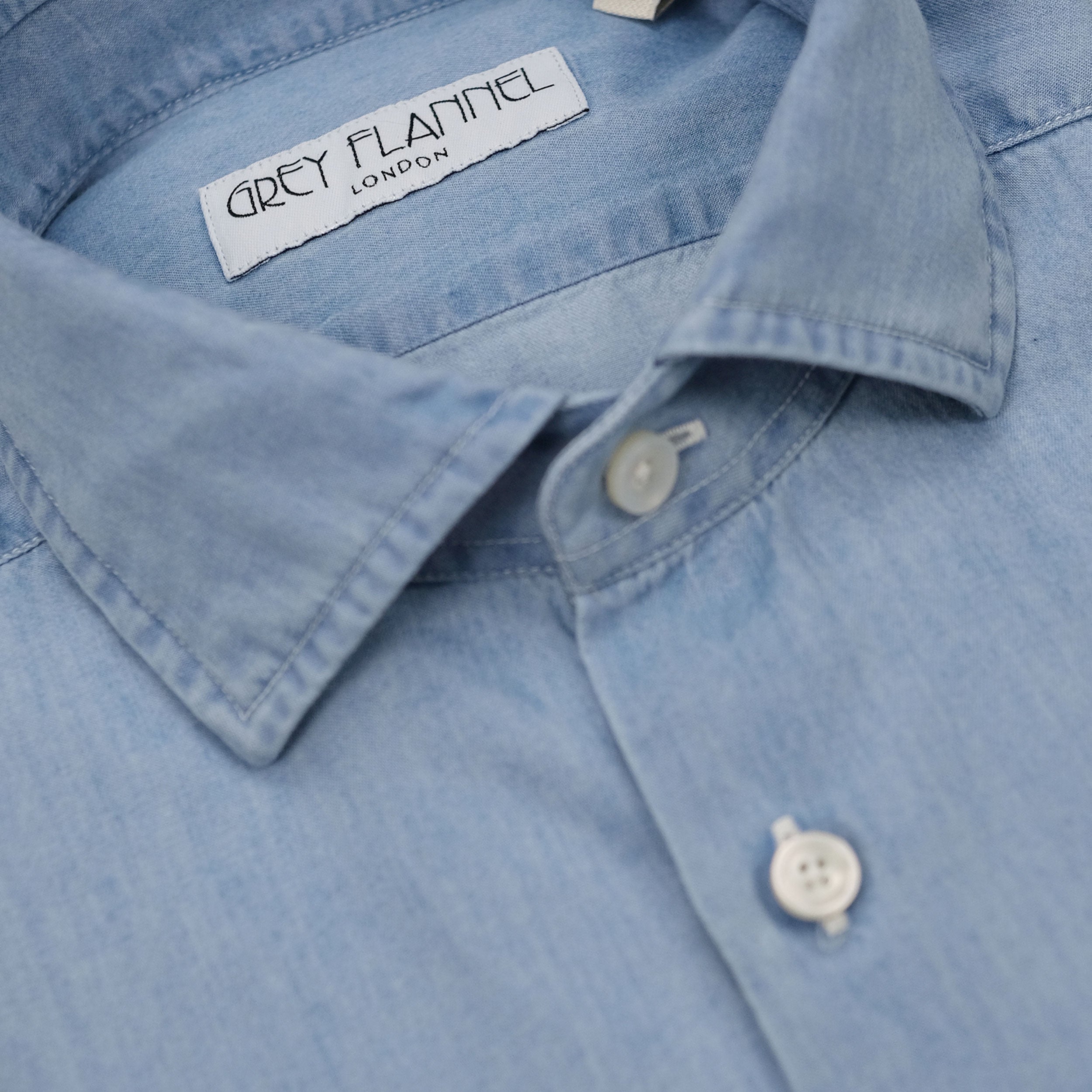 Light Wash Chambray Shirt