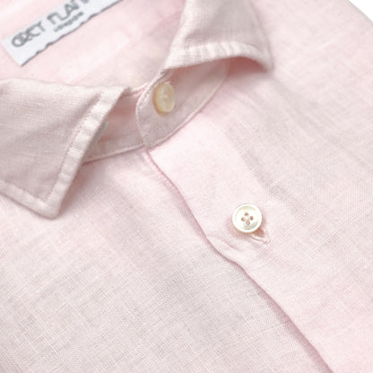 Pink Linen Shirt