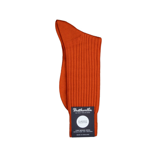 Laburnum Socks (Burnt Orange)